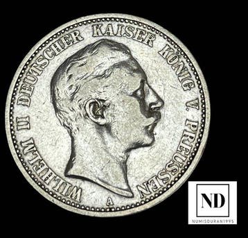 Duitsland. Wilhelm II. 2 Mark 1903- 11,05g Ag (Zonder
