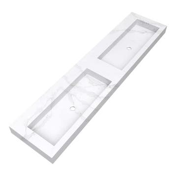 Brauer Coral Wastafel - 200 met 2 Spoelbakken en 0, Ophalen of Verzenden, Nieuw