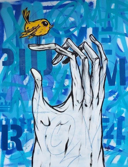 Mar (XX) - UIP - Urban Intervention Program, Antiek en Kunst, Kunst | Schilderijen | Modern