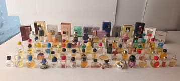 Parfumfles (91) - Glas - (91) mini parfums, Antiek en Kunst
