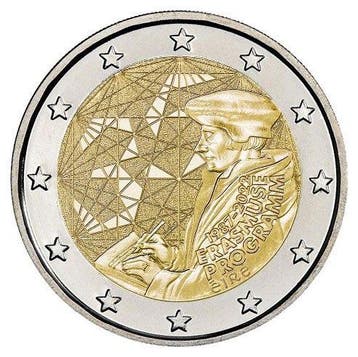 Ierland 2 Euro Erasmus 2022 UNC, Verzenden