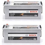 2 X Bosch T5 075 Accu 145Ah, Verzenden