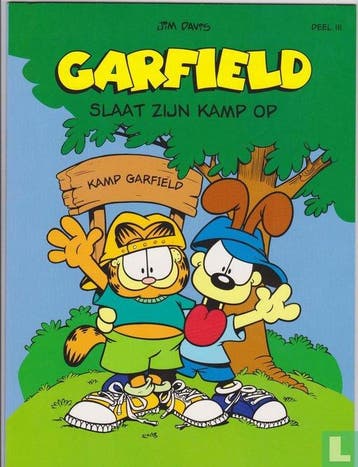 Garfield album 111. slaat zijn kamp op - Davis, Verzenden, Gelezen