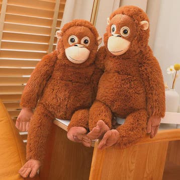 Grote Zachte Pluche Knuffel Gorilla / Aap - 62cm - Leuke Kin