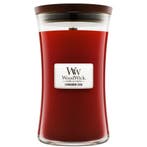 WoodWick Cinnamon Chai Large Candle - 611gr, Ophalen of Verzenden, Nieuw, Overige typen