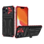 iPhone 12 Pro Max - Armor Card Slot Hoesje met Kickstand -, Verzenden, Nieuw