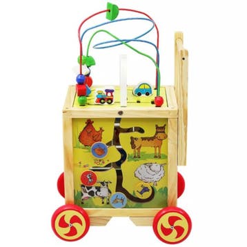 Kruzzel Houten Loopwagen: Perfecte Start voor de Eerste S..., Ophalen of Verzenden, Nieuw