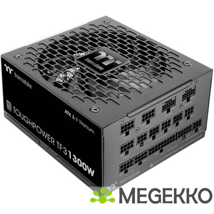 Thermaltake TF3 1300W power supply unit Zwart, Computers en Software, Interne voedingen, Nieuw, Verzenden