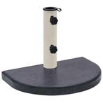 vidaXL Parasolvoet 40x28x4 cm graniet zwart, Verzenden, Nieuw, Minder dan 1 meter, Parasolvoet