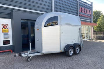 Paardentrailer Böckmann Champion C 2-paards 2014, Ophalen, Zo goed als nieuw, Aluminium, 2-paards trailer