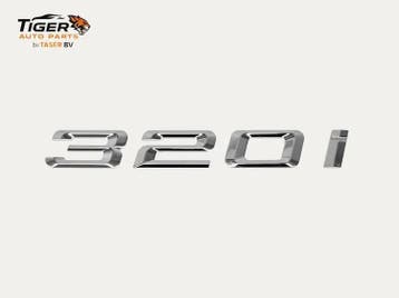 BMW E36 320i Embleem Kofferbak Badge Chroom, Nieuw, Achter, BMW, Achterklep