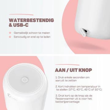 2dekans | Vulpes Goods® BabyCare - Flessenwarmer Pro Max-, Kinderen en Baby's, Babyvoeding en Toebehoren, Ophalen of Verzenden