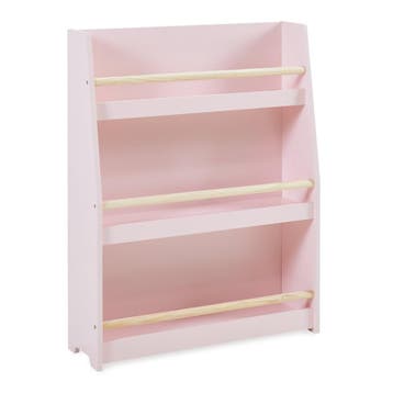 Kinderboekenrek Virer met 3 open vakken 78x60x18 cm roze [en, Kinderen en Baby's, Kinderkamer | Overige Meubels, Verzenden, Nieuw