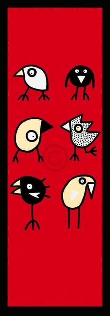 Kunstdruk Birdman Hans Lan - Happy together 35x100cm, Verzenden, Nieuw