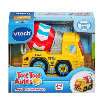 VTech Toet Toet Auto Sepp Cementwag van €12,99 voor €6,50, Ophalen of Verzenden, Nieuw