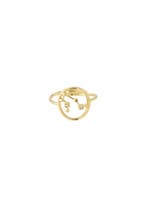 12 Zodiac-ringen - Goudkleur / Eén maat / Tweeling, Verzenden, Nieuw