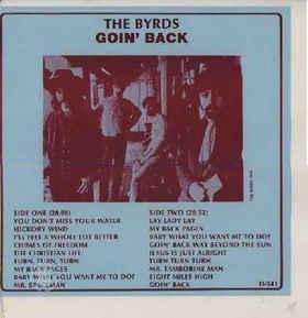 LP gebruikt - The Byrds - Goin Back, Verzenden, Zo goed als nieuw, Overige formaten