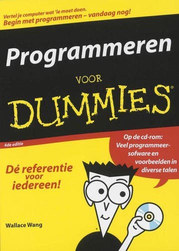 Programmeren Voor Dummies Incl Cd - Wang, Verzenden, Gelezen
