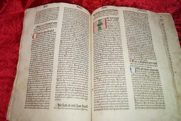 [Koberger Bibel] Biblia Germanica (a noble fragment) - 1483, Antiek en Kunst, Antiek | Boeken en Bijbels