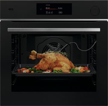 AEG Inbouw Oven TR7PB731ST 60cm SteamCrisp - Zwart, Ophalen of Verzenden, Nieuw