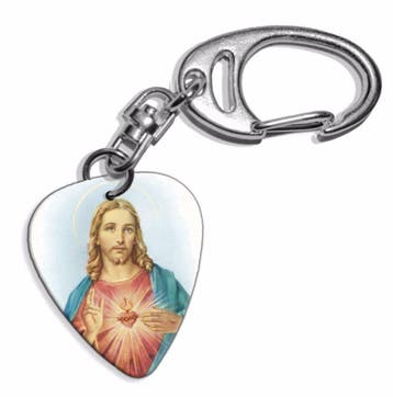Plectrum ketting of sleutelhanger van Jezus Christus, Ophalen of Verzenden, Nieuw