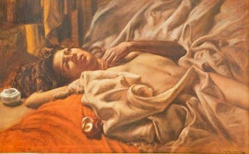 Antonio Napoletano (1953) - Interno con Cecilia, Antiek en Kunst