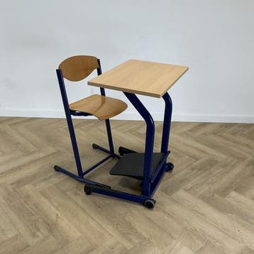 Vanerum complete ergonomische schoolset 1x stoel (zith. 65, Ophalen of Verzenden, Gebruikt, Hout, Eén