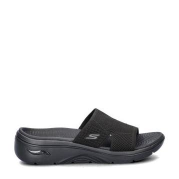 Skechers Go Walk Arch Fit slippers voor dames in het Zwart, Slippers, Skechers, Verzenden, Zwart