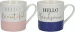2dekans | Kitchencraft Mokken Ava & I 295 Ml Keramiek, Ophalen of Verzenden, Nieuw