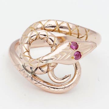 Ring - 14 karaat Roségoud, Nieuw
