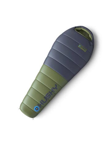 Husky mummyslaapzak dons Devon 2024 -5°C - 220 cm - Blauw.., Caravans en Kamperen, Verzenden, Nieuw