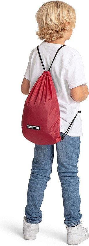 2dekans | Softybag Kids stoel rood, Ophalen of Verzenden, Zo goed als nieuw, Wit
