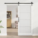 vidaXL Binnendeur ORKDAL Wit Geprimed 93 x 202 cm, Verzenden, Nieuw