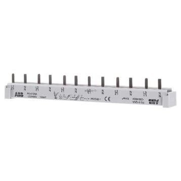 ABB 3-fase kamrail 10mm2 voor 6 componenten 2-polig 36mm, Ophalen of Verzenden, Nieuw