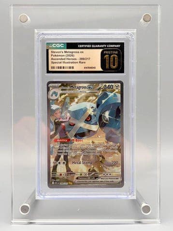 Pokémon Graded card - Stevens Metagross ex - Ascended, Nieuw