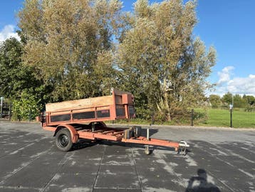 Zelfbouw Kipper 250 x 130 cm elektrische bediening 750 kg, Auto diversen, Ophalen, Gebruikt