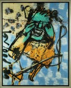 Herman Brood | Giclée: De Zanger | Afmeting: 100cm x 125cm, Ophalen of Verzenden
