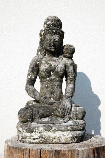 Dewi Tara – Antica Scultura Balinese H50cm - Beeld - Dewi