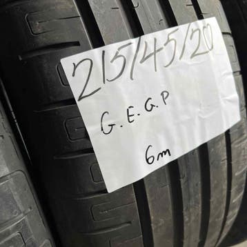 2 x Goodyear 215-45-20 Zomerbanden 6mm, Ophalen of Verzenden, Band(en), Personenwagen, 20 inch