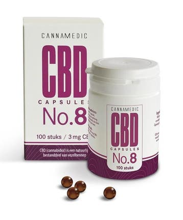 Cannamedic CBD Capsules nr 8 3 mg 50 capsules, Verzenden, Nieuw