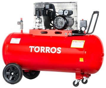 Mobiele compressor riemaandrijving met olie ketel 200 L 2,2, Ophalen of Verzenden, Nieuw