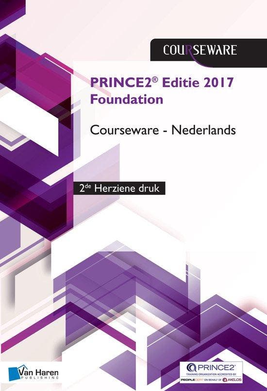 9789401803267 Courseware - PRINCE2 Editie 2017 Foundation..., Boeken, Economie, Management en Marketing, Zo goed als nieuw, Verzenden