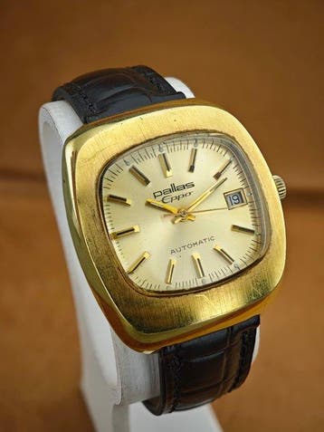 Pallas - Eppo Automatic – Vintage Swiss Automatic – Gold, Nieuw
