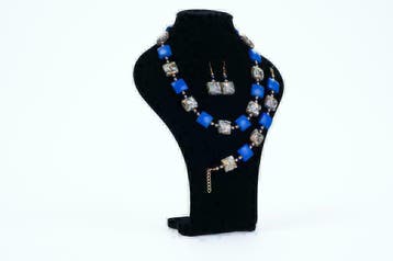 Sieraden parels Murano kristal kettingen oorbellen armbanden, Met kristal, Overige materialen, Overige kleuren, Nieuw