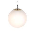 Scandinavische hanglamp opaal glas 50 cm - Ball 50, Huis en Inrichting, Lampen | Hanglampen, Verzenden, Nieuw, Glas, Modern