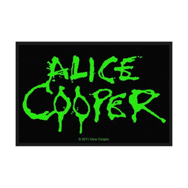 Alice Cooper - Logo - patch officiële merchandise, Verzamelen, Muziek, Artiesten en Beroemdheden, Kleding, Nieuw, Ophalen of Verzenden
