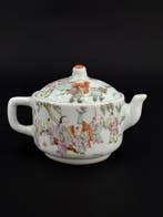 Theepot - Porselein - decor van de Honderd Kinderen, Antiek en Kunst