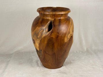 I Trucioli del Barri - Vaas - Arte Organica - Teak - Arte
