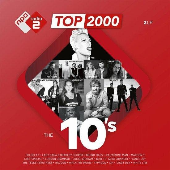 TOP 2000 - THE 10S (2LP), Cd's en Dvd's, Vinyl | Pop, Verzenden