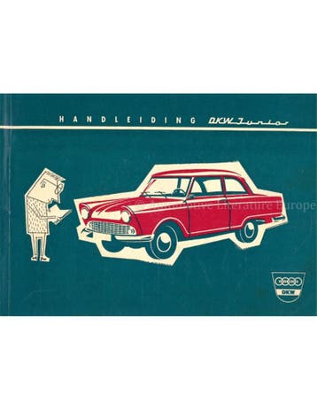 1961 DKW JUNIOR INSTRUCTIEBOEKJE NEDERLANDS, Auto diversen, Handleidingen en Instructieboekjes